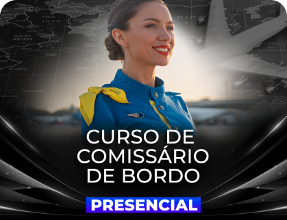 Curso de Comissário de Bordo Presencial